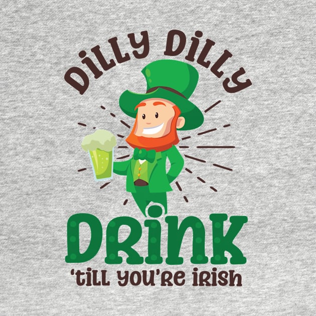 Funny St Patricks Day Shirt | Drink Until Irish by Gawkclothing